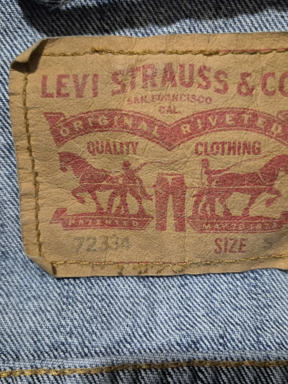 Levi's Classic Light Wash Denim Jacket 72334